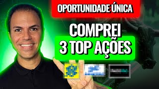 Comprei 3 TOP ações BARATAS para minha aposentadoria [upl. by Jewell]