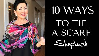 10 Ways To Tie A Scarf [upl. by Amyas]