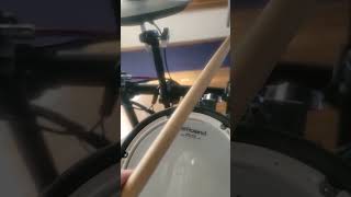 Roland Nt 11 electronic drums cross stickrim shot sound [upl. by Noryb625]