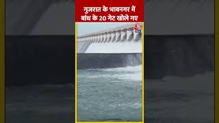 Gujarat के Bhavnagar में जीवनधारा शेत्रुंजी बांध के गेट खोले गए  shorts shortsvideo gujaratflood [upl. by Refinnaej38]