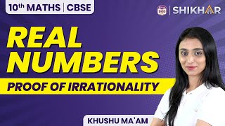 Proof of Irrationality  CBSE Class 10 Real Numbers [upl. by Noni674]