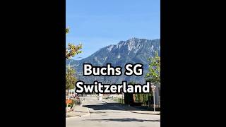 Switzerland 🇨🇭 Schweiz Buchs SG My walk in city switzerland schweiz streetphotography walk [upl. by Poler]