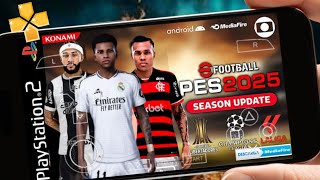 PES 2025 PPSSPP DOWNLOAD MEDIAFIRE LINK DIRETO 100 ATUALIZADO ✅ BOMBA PATCH 2024 [upl. by Melisande]