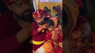 Sindoor daan ❤️ wedding bridalmoments viral hindisong rituals youtubeshorts trending viral [upl. by Steere]