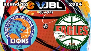 VJBL Bacchus Marsh Lions 161  Diamond Valley Eagles 162 [upl. by Chappelka504]