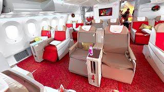 Air India Business Class B787 Dreamliner from Delhi to Tokyo Full Flight Experience [upl. by Cung296]