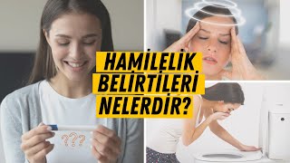 Hamilelik Belirtileri  1 haftalık gebelik ve 2 haftalık gebelik döneminde neler oluyor [upl. by Laine]