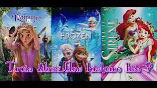 Les princesses Raiponce Anna Elsa et Ariel ont toutes les quatres un lien [upl. by Olmsted]