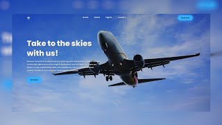 Responsive Website using HTML CSS and JavaScript Step By Step Tutorial │ Travel Website [upl. by Rekoob]