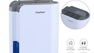 FINETHER 12L DEHUMIDIFIER Review and price by FE [upl. by Sialac]