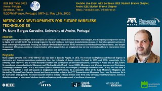 Metrology Developments for Future Wireless Technologies Pr Nuno Borges Carvalho [upl. by Atteynot]