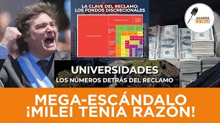 SE FILTRA EL MEGAESCÁNDALO DE LAS AUDITORIAS A LAS UNIVERSIDADES QUE LE DA LA RAZÓN A MILEI [upl. by Hannon]