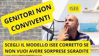 GENITORI NON CONVIVENTI QUALE ISEE [upl. by Eirac]