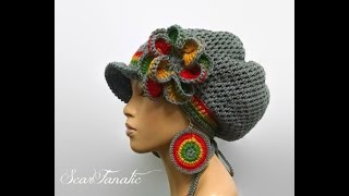 How to add a drawstring to a crochet hat to make it adjustable [upl. by Jerold93]