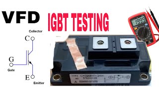 IGBT TESTING  IGBT KAISE CHECK KARE  IGBT CHECKING WITH MULTIMETER  VFD IGBT [upl. by Lachus]