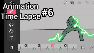 Animation Time Lapse 6 flipaclip [upl. by Esimehc]