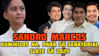 SANDRO MARCOSKUMIKILOS NA BUMUBUO NA NG SENATORIAL SLATE SA 2025 [upl. by Ellen857]