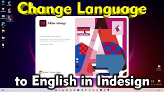 How to Change Language to English in Adobe InDesign [upl. by Ausoj]