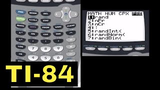 TI84 Calculator  28  Permutations Combinations Factorials [upl. by Ahseken48]