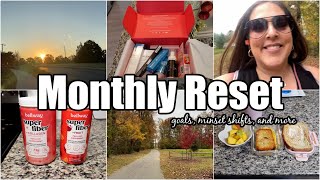 Monthly Reset  Back To Losing Weight Goal Setting amp Intentions Mindset Shifts Back to Basics [upl. by Sirkin]