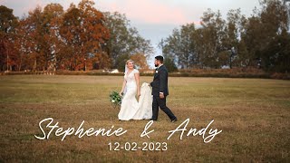 Stephanie amp Andy Wedding Film [upl. by Hahsia]