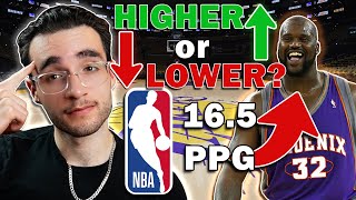 I might be the GOAT of NBA Higher or Lower [upl. by Anivahs]