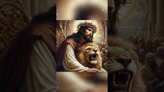 Jesus x Lion  Lion Lord  Lion God 🥰 jesus god jesuschrist foryou [upl. by Aihsined]