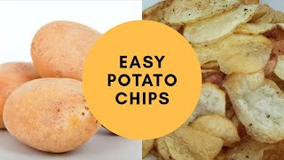 Easiest Way to Make Potato Chips [upl. by Nilknarf]