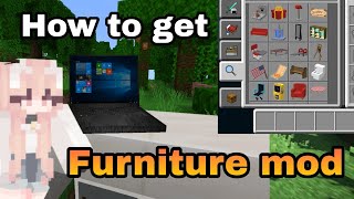 How to download furniture mod in MinecraftAddonsMods [upl. by Eelana]