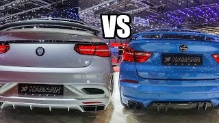 BMW X4M VS Mercedes GLE 63AMG S Coupe By HAMANN [upl. by Havstad]