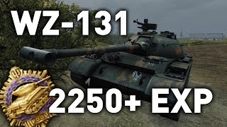 World of Tanks  WZ131  2250 EXP [upl. by Adyela483]