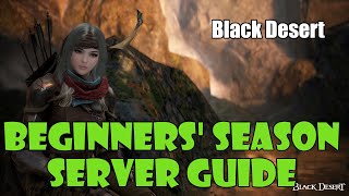 Black Desert 2022 Updated Beginners Season Server Guide [upl. by Leachim]