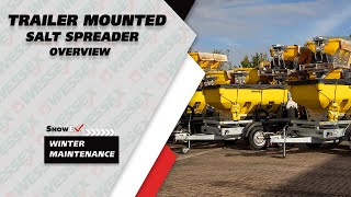 SnowEx Trailer Mounted Salt Spreaders Overview [upl. by Leigha]