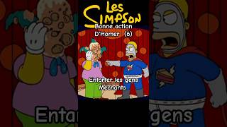 Les bonnes actions dHomer Simpson 11  Châtier les gens méchants [upl. by Nnaeiram241]