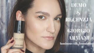 GIORGIO ARMANI luminous silk foundation  Demo i recenzja podkładu [upl. by Anurag]