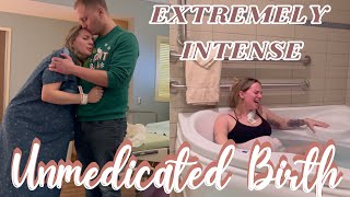 EXTREMELY INTENSE UNMEDICATED BIRTH  Screaming  Emotional amp Raw  Natural Labor and Delivery [upl. by Bever]