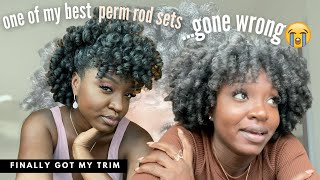 How My Rod Set Went Wrong  Natural Hair [upl. by Oguh]