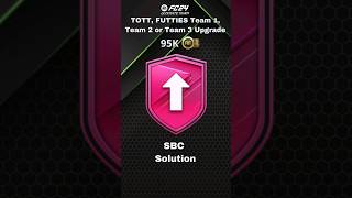 TOTT FUTTIES Team 1 Team 2 or Team 3 Upgrade SBC [upl. by Adnih]