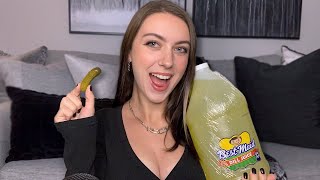 ASMR  Eating Pickles and other pickle sounds [upl. by Alrzc566]