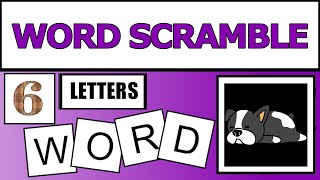 Scrambled Words Games  Jumbled Word Game  Guess the Word Game  Word Scramble  SW Scramble [upl. by Coughlin]