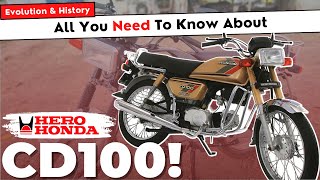 Hero Honda CD100 Indias First 100cc 4 Stroke Bike  History amp Evolution CD Series [upl. by Eceerahs]