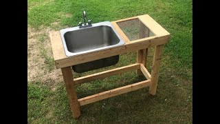 Outdoor sink for the Garden [upl. by Seessel925]