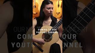 Donia Foglias concert premieres September 21st at 4 PM CET on the Siccas Guitars YouTube Channel [upl. by Jovitah]