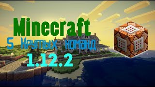 5 крутых команд для командного блока в Minecraft 1122 [upl. by Gaillard111]