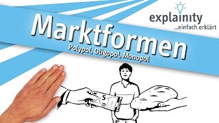 Marktformen einfach erklärt explainity® Erklärvideo [upl. by Ursal]