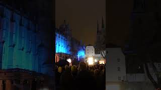 Das Vaterunser zum Martinsfest auf dem Domplatz Erfurt [upl. by Nylessoj]