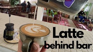 POV A solo barista morning shift [upl. by Mitinger]