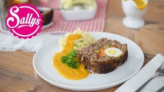 Falscher Hase  Hackbraten aus dem Ofen  Ostermenü  Sallys Welt [upl. by Kirrad893]