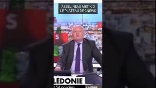 ASSELINEAU MET KO LE PLATEAU DE CNEWS [upl. by Letram255]