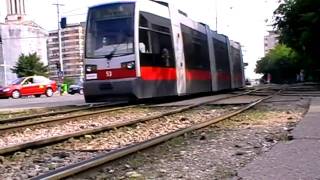 Tramvaie Siemens ULF in Oradea 5  Siemens ULF Trams in Oradea 5 15 06 amp 16 07 2010 [upl. by Werdnaed]